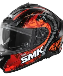 Alternative view of SMK TYPHOON SNAKE GRAPHIC GL267 RED BLACK/ORANGE