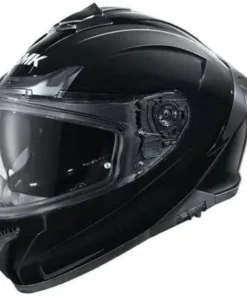 SMK TYPHOON SOLID GLOSSY BLACK GL200 FULL FACE HELMET