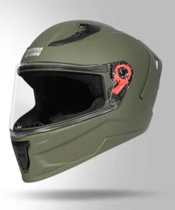STUDDS RAIDER SUPER MILITARY GREEN FULL FACE HELMET