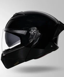 Alternative view of STUDDS TROOPER DV SOLID BLACK FULL FACE HELMET